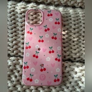 iPhone 14 Plus- loopy case Cherry Pattern Phone Case